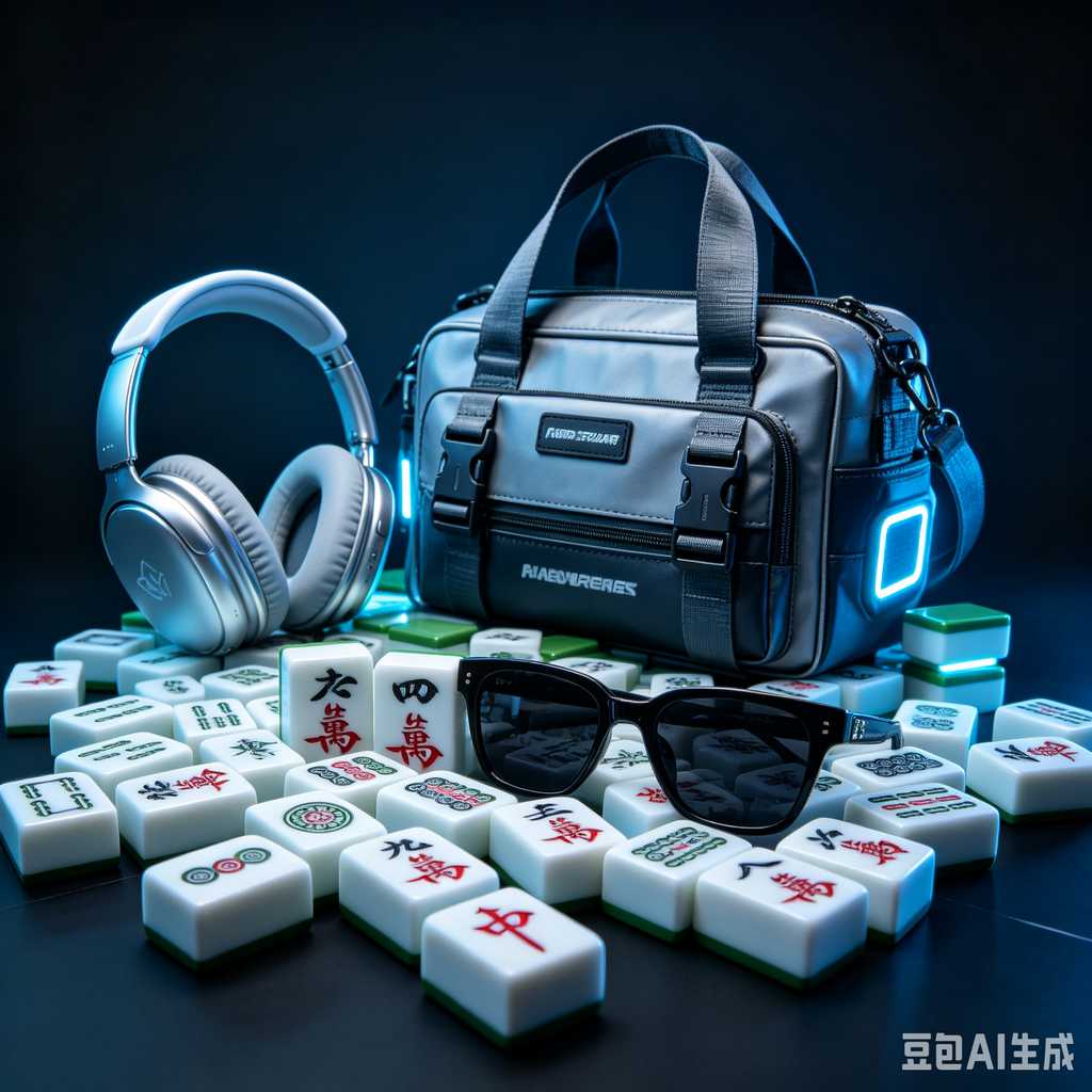 stylish text mahjong set